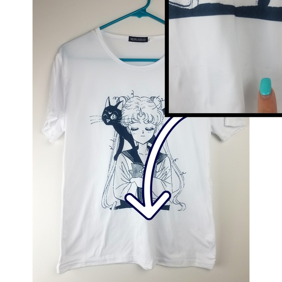 Sailor Moon Graphic Tees - SLIGHT IMPERFECTIONS - Picture 7 of 8